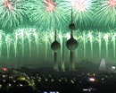 Kuwait: Gulf state spends £10million to put on the biggest firework display of all time