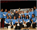 Abu Dhabi: Bunts Dubai lifts ISC-Arab Udupi both Gents and Ladies Throwball Trophies in style