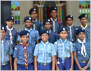 Udupi: Scouts and Guides boys on cycle rally to spread awareness on ’Swachch Bharath Abhiyan&r