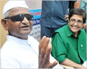 Anna Hazare to launch new anti-graft team: Kiran Bedi