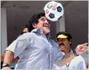 Maradona wins thousands of hearts in Kerala
