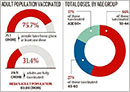 The vaccination milestone and economic recovery