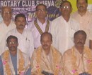 Udupi: Rotary Club – Shirva felicitates Bank Officers on Transfer