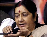 Stalling Parliament is also part of democracy, Sushma says