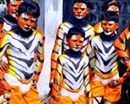 Udupi: Veera Maruti Gymnasium, Kelarkalabettu Dons Huluvesha for Successive Tenth Year