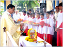 Monthi fest celebration at St Anna church, Thottam