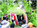 Udupi: Man killed, many hurt bus-car collision