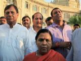 High drama outside UP Assembly over arrest of BJP MLA