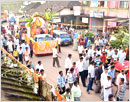 Moodubelle: Ganesh Idol immersed following grand procession and fireworks