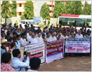 M’lore: Diocesan ICYM Holds Protest Rally against Proposed Ultra Mega Power Plant in Niddodi