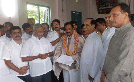 Mangalore: State Home Minister K G George Felicitated at Bishop’s House