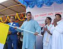Pramod Madhwaraj flags off Hore Kanike procession for newly built Stella Maris Church, Kalmady