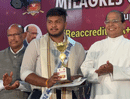 Kallianpur: Milagres College Alumni honour achievers during Annual General body Meetingac