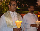 Udupi: Candle light Procession and Prayer Service mark the Vespers of Holy cross Church, Pamboor