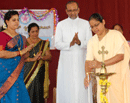 Bishop Gerald Lobo appreciates the achievements of Sugamya Mahila Sauharda Sahakari Sangha