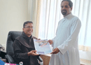 Fr. Alwyn Sequeira (OCD) takes charge as the Editor of Udupi Diocesan Fortnightly “Uzwaad”