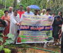 Vanamahotsava observed in Mount Rosary Church, Santhekatte