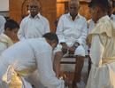 Maundy Thursday Observed with devotion in St. Lawrence Parish, Moodubelle