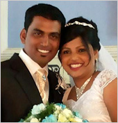 Lawrence Prakaksh and Vindhya Rita Lawrence Prakaksh and Vindhya Rita