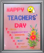 To all  the Teachers World wide