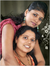 Flavia Shanthi and Reshma Flavia Shanthi and Reshma